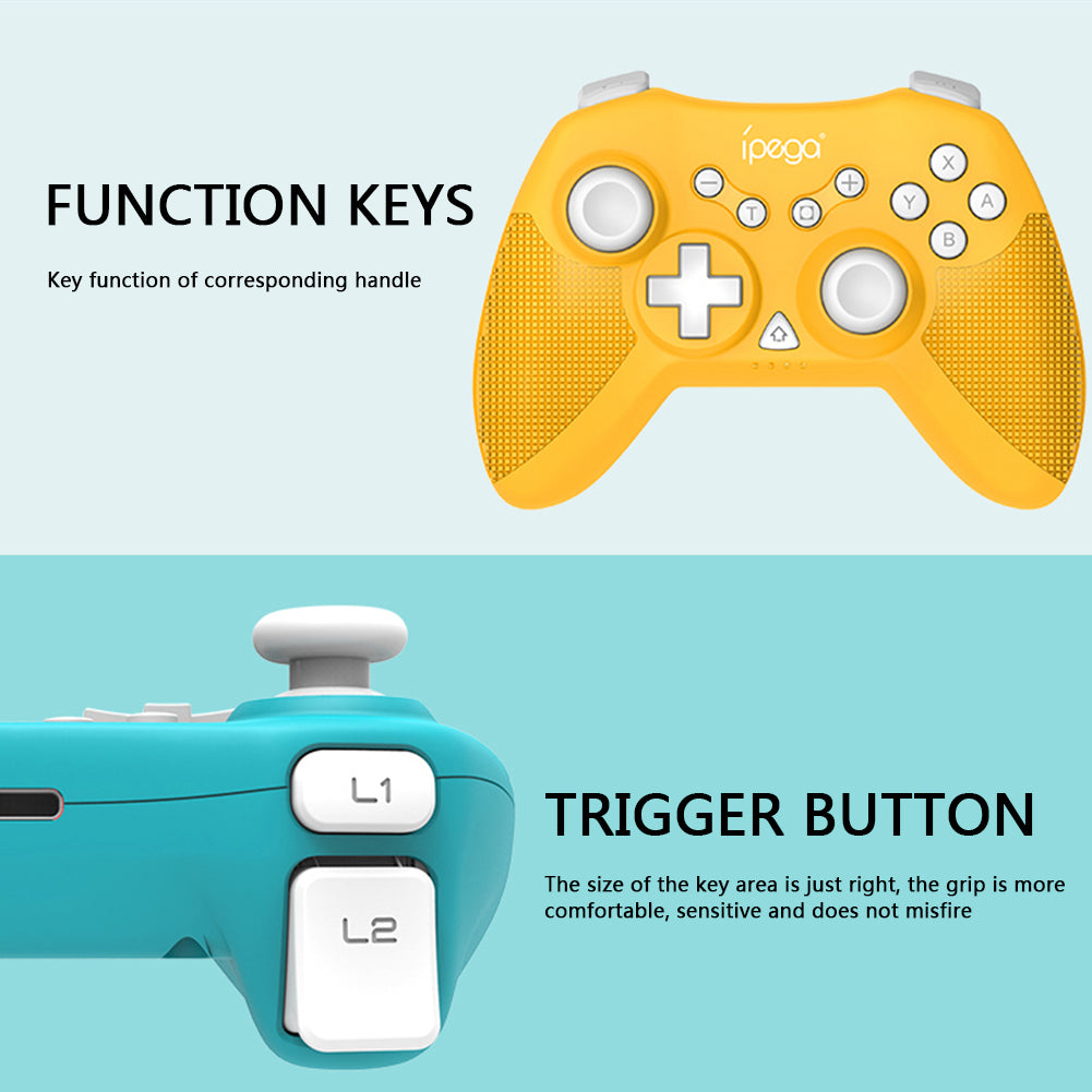 IPEGA PG-SW022 Bluetooth Wireless Game Controller 6-Axis Vibration Gamepad for Nintendo Switch Console IPEGA PG-SW022 Bluetooth Wireless Game Controller 6-Axis Vibration Gamepad for Nintendo Switch Console